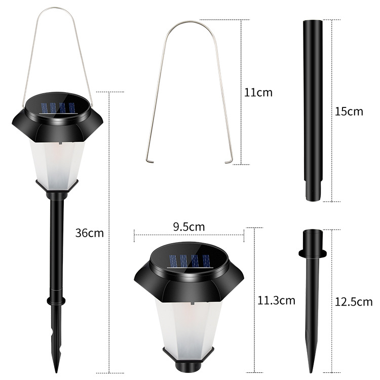 Solar flame lamp (2)